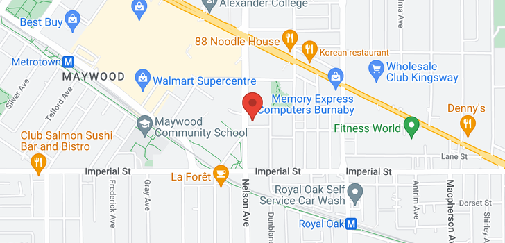 map of 3006 6588 NELSON AVENUE